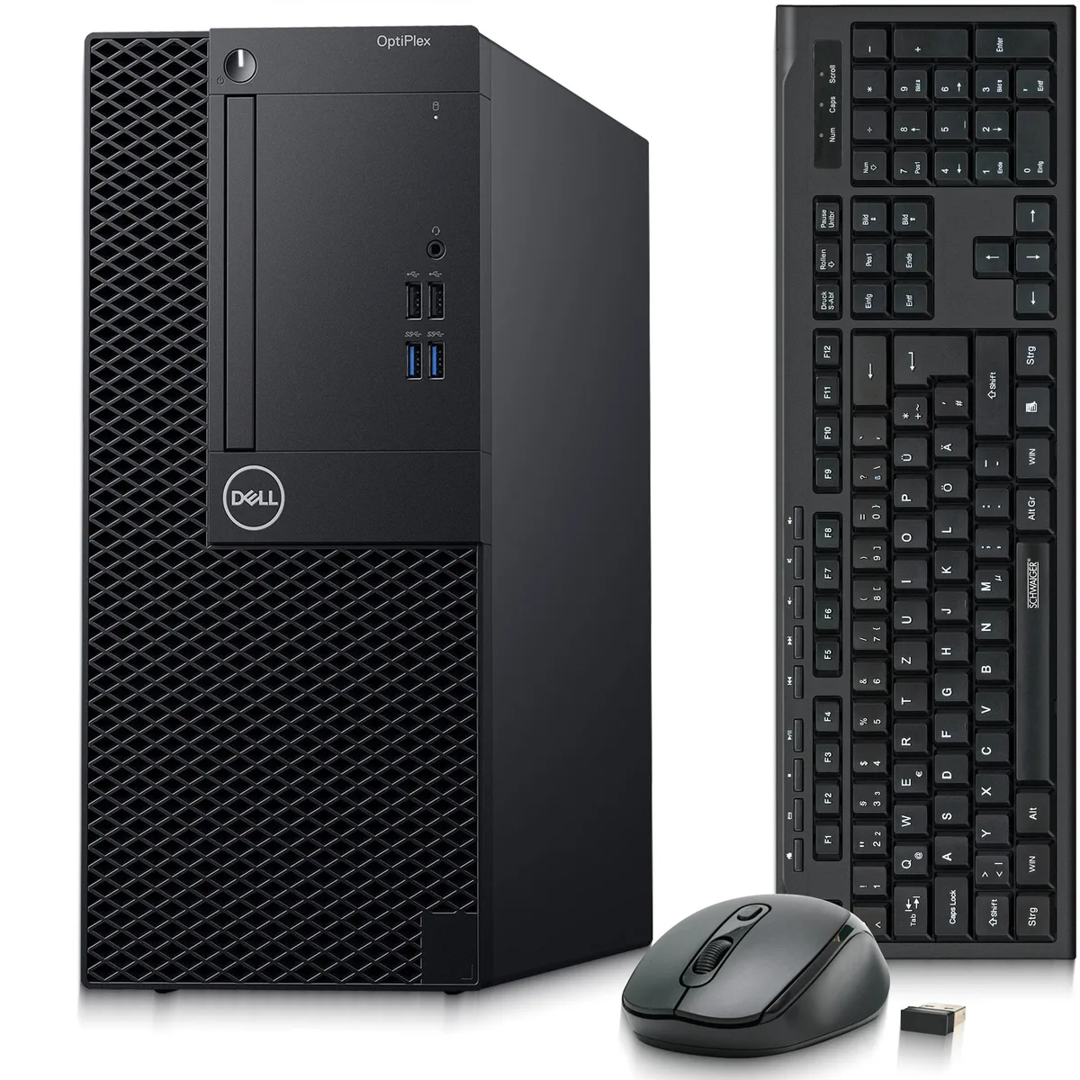 DELL DELL OptiPlex Mini Tower i5-9500 3.00GHz 16GB DDR4 256GB SSD Windows 11 Pro desktop PC — product photo