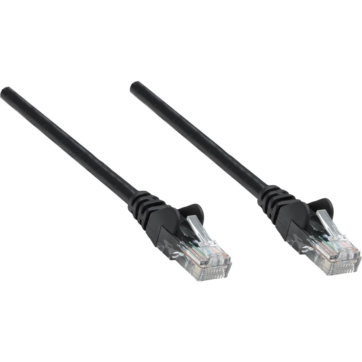 Intellinet Intellinet Cat6a S/FTP Patch Cable 3 ft Black 10G 500 MHz 26 AWG — product photo