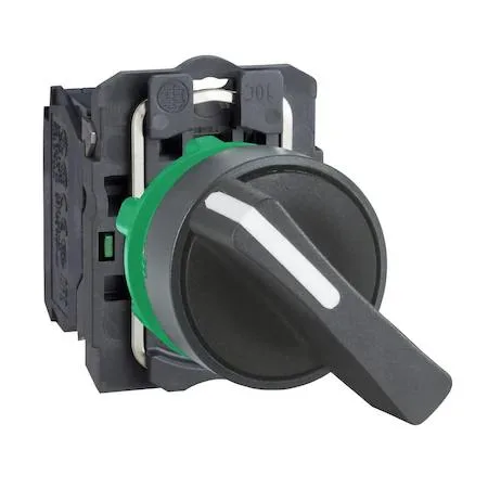 Schneider Electric Schneider Electric XB5AJ21 selector switch 22 mm 2 position black — product photo