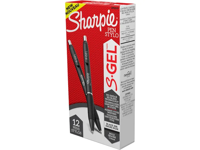 Sanford Sanford 2096149 Gel Pen Bold 1 mm Black Ink Black Barrel — product photo