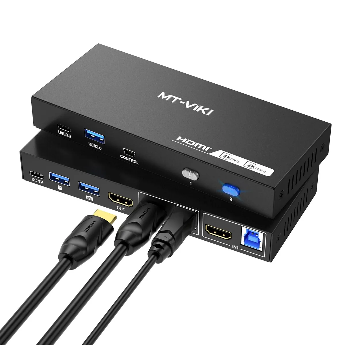 Vszerda Vszerda MT-KH2S3 KVM switch 4K 60 Hz 2K 144 Hz 4 USB 3.0 — product photo