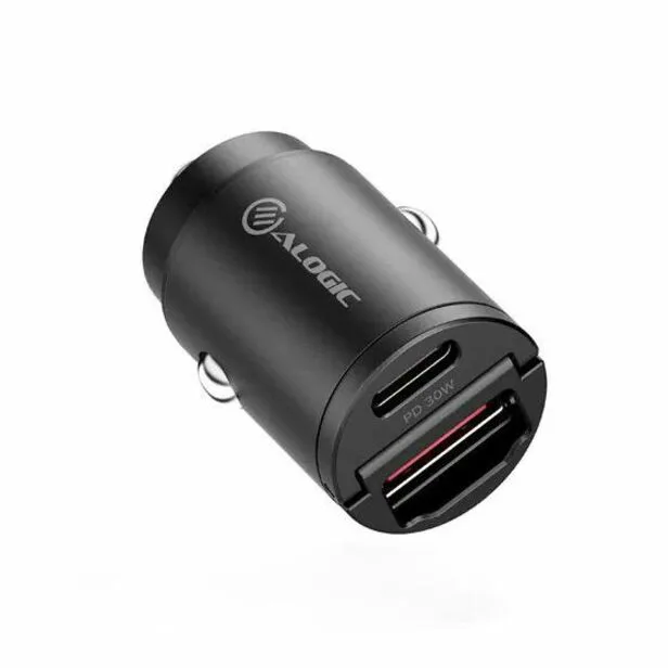 ALOGIC ALOGIC CRCA30 30W Car Charger USB-C USB-A 12W Simultaneous — product photo