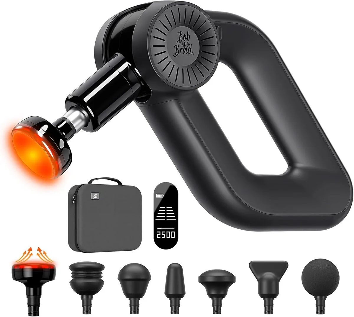 BOB BOB D6 Pro Plus Massager 16mm 85lbs 1500-2500 RPM — product photo
