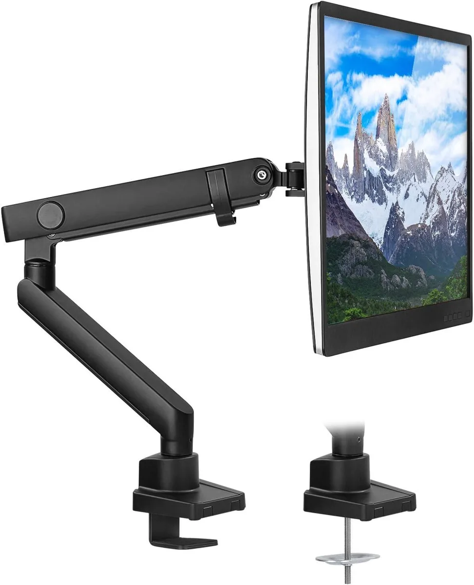 PISKEKAT PISKEKAT Single Monitor Arm Mount 19-32 Inch VESA 75/100 17.6 lbs — product photo