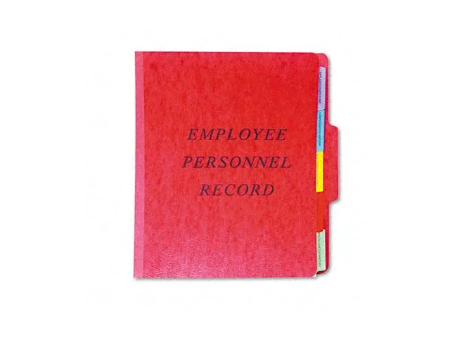 Pendaflex Pendaflex SER-1-ER Vertical File Folder 1/3 Cut Top Tab Letter Red — product photo