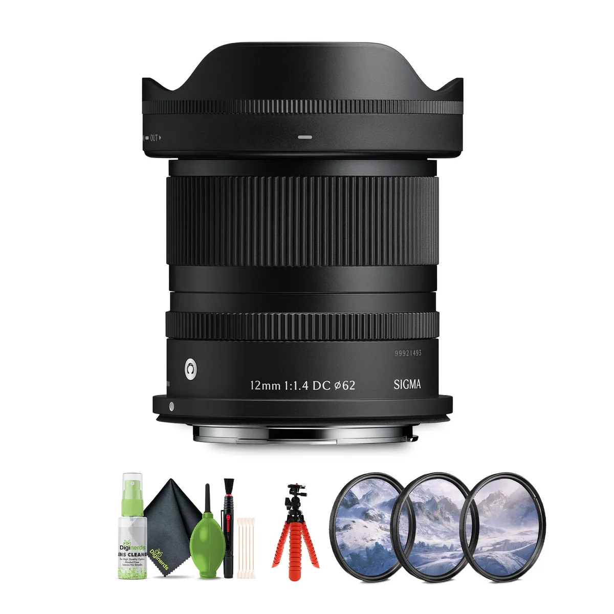 SIGMA SIGMA 12mm f/1.4 DC Contemporary Lens for Canon RF Bundle 2 — product photo