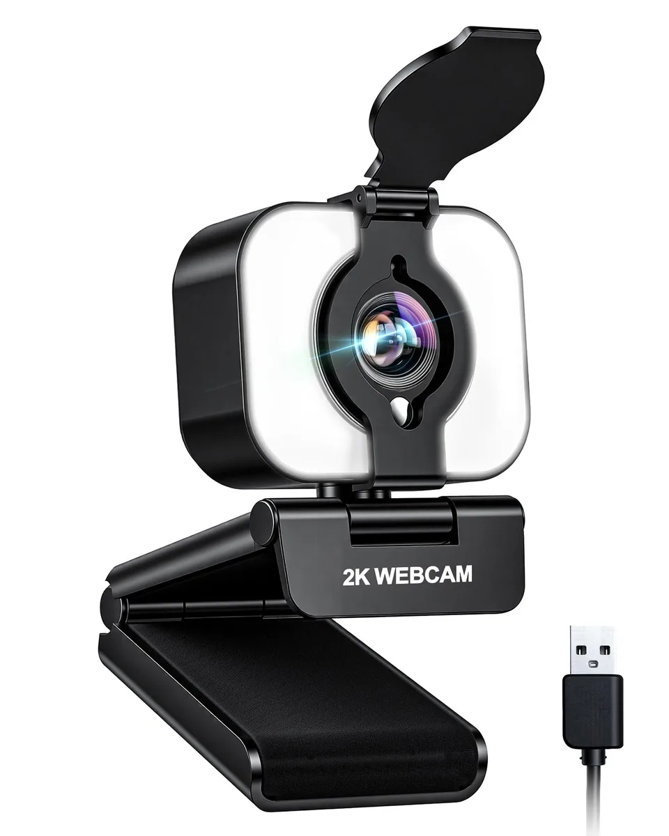  Atatat DS04 2K Webcam 2688x1520 with Ring Light — product photo