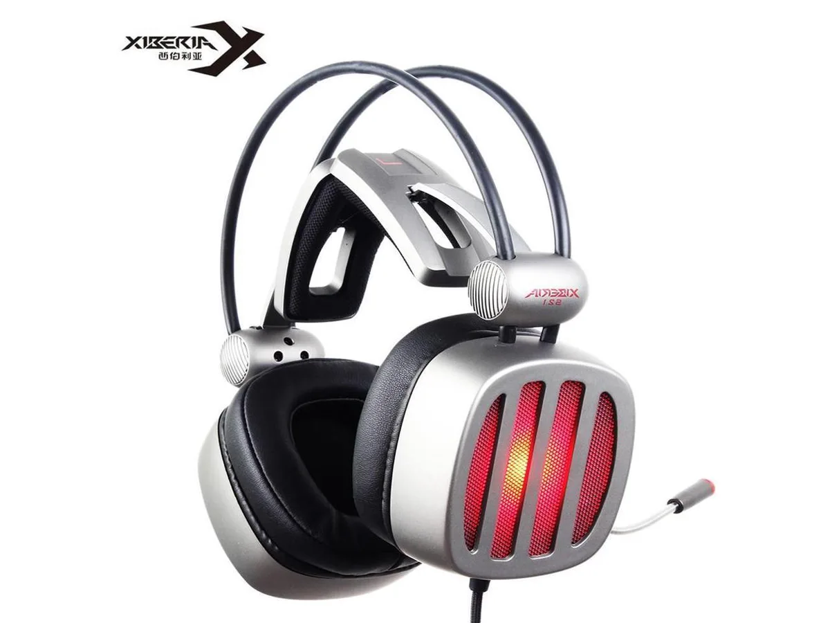 HXSJ HXSJ XIBERIA S21 USB Gaming Headphone 7.1 2.2m 32O 105dB 20-20000Hz Gray — product photo