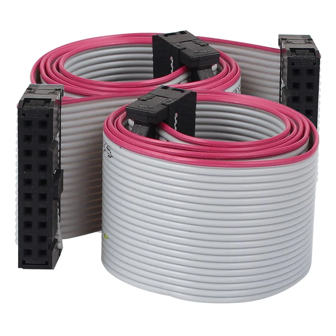 Unique-Bargains Unique-Bargains 20-Pin Female-Female IDE PATA Ribbon Cable 50cm 2.54mm Pitch 2pcs — product photo