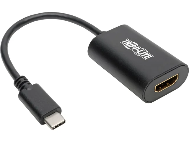 Tripp Lite Tripp Lite U444-06N-HD4K6B USB-C to HDMI 4K 60Hz converter 6in — product photo