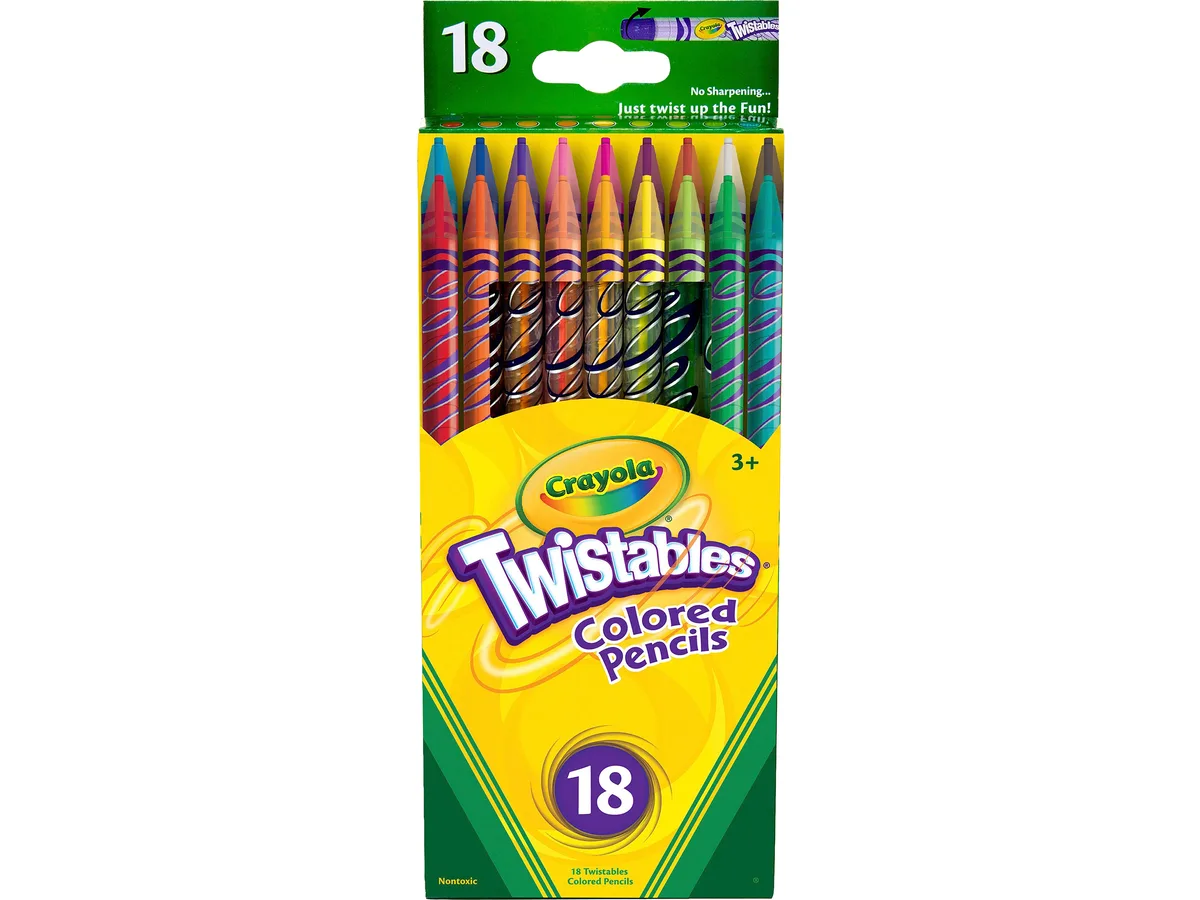 Crayola Crayola 687418 Twistables Colored Pencils 18/PK educational supply — product photo