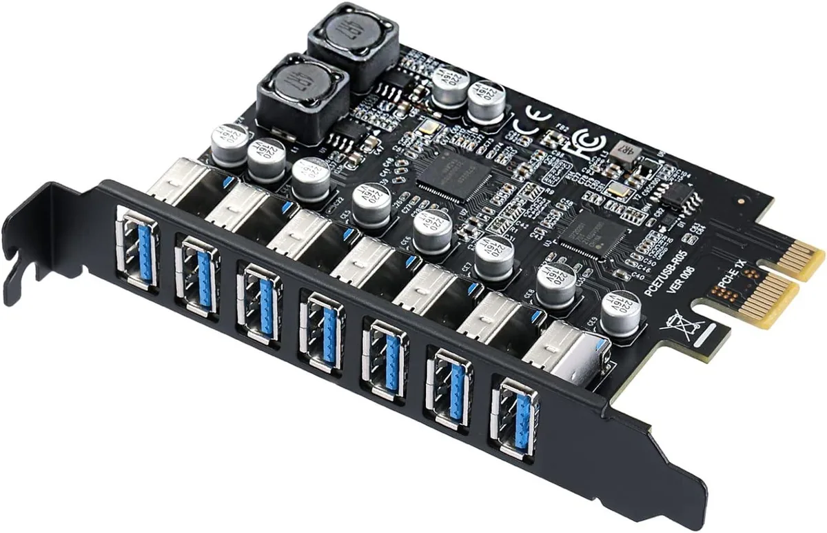 ESTONE ESTONE PCIE27USBA 7-Port USB 3.0 PCIe Expansion Card — product photo