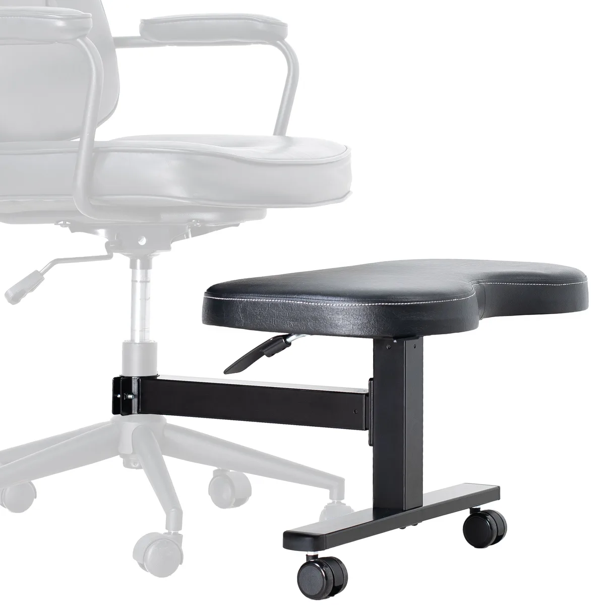 VIVO VIVO Height Adjustable Retrofit Footrest 242 lbs Black office furniture — product photo