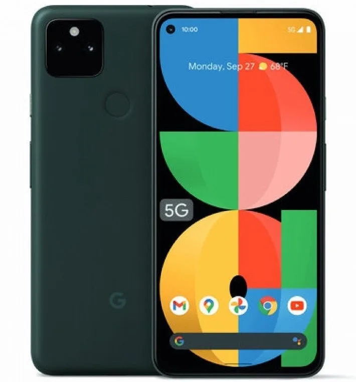 Google Google Pixel 5a 5G 128GB 6GB RAM Black cell phones - unlocked — product photo