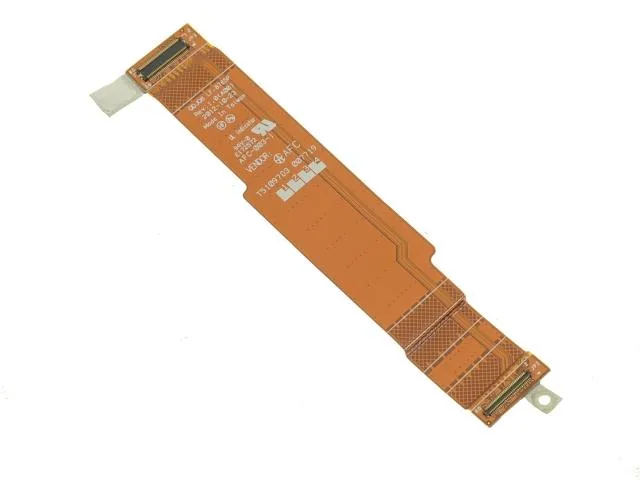 Flat wide ribbon cable with connectors on both ends