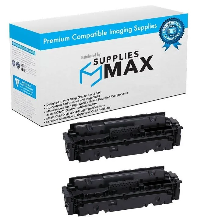 SuppliesMax SuppliesMax CNM3020C001_2PK Black High Yield Toner Cartridge 2 Pack 7600 Pages — product photo