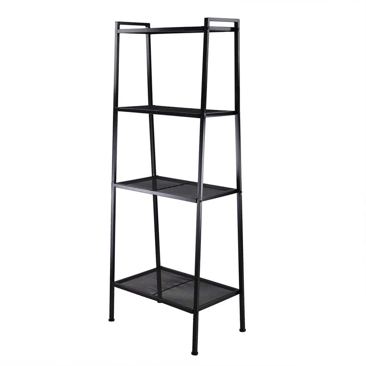 HANNORD HANNORD 4-Tier Metal Bookshelf 23.6"L x 13.8"W x 57.9"H Black — product photo