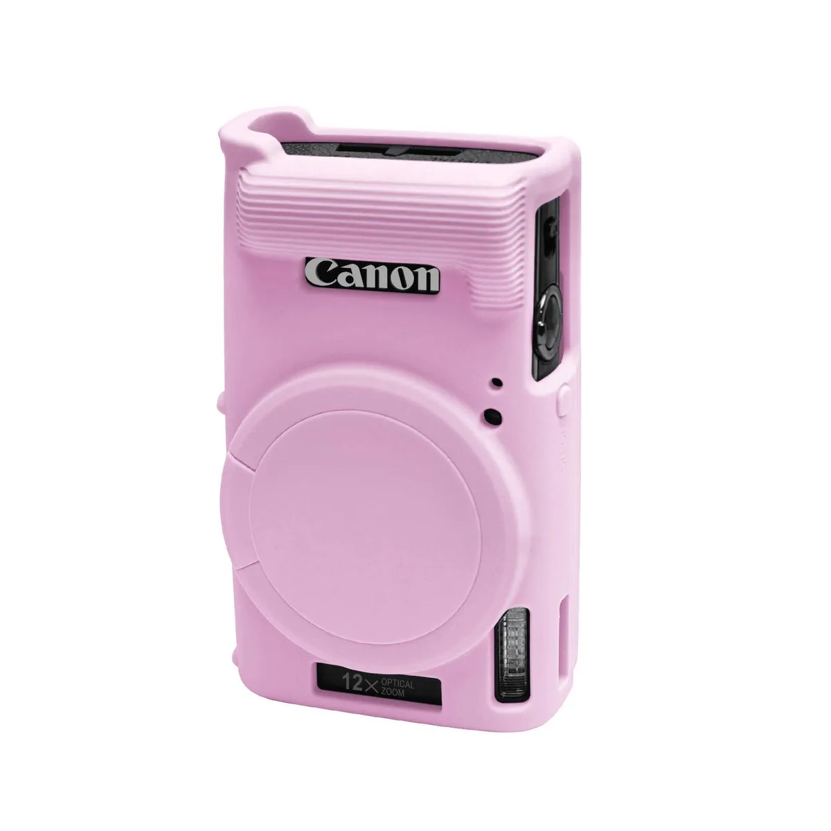  Easy Hood 650CASE Soft Silicone Case for Canon ELPH 360/IXY 650 Pink — product photo