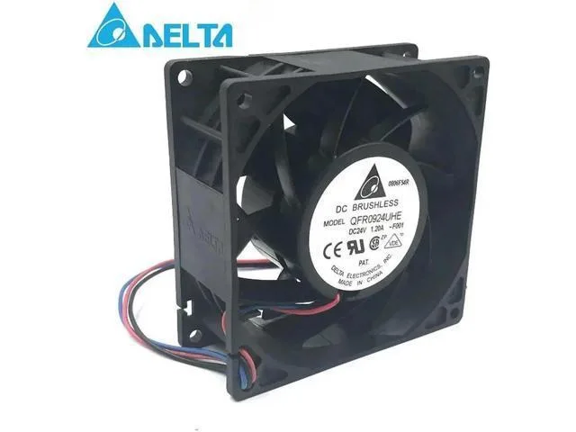 LORDWORLD LORDWORLD QFR0924UHE 92x92x38mm DC 24V 1.2A 3-Wire Fan 8300RPM 131.76CFM — product photo