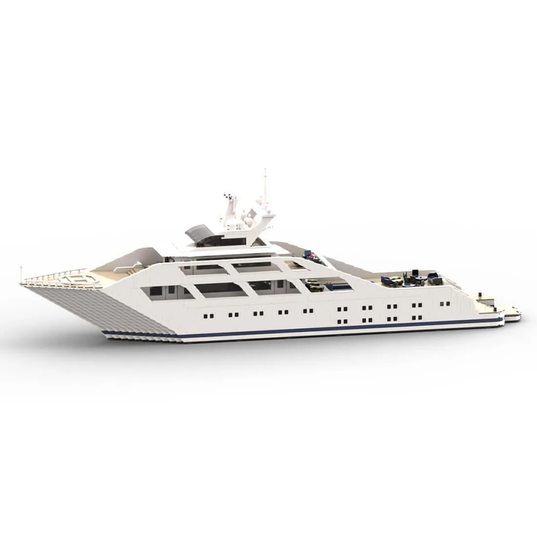 ZITIANYOUBUILD ZITIANYOUBUILD MOC-69299 Luxury Yacht 6312 PCS — product photo