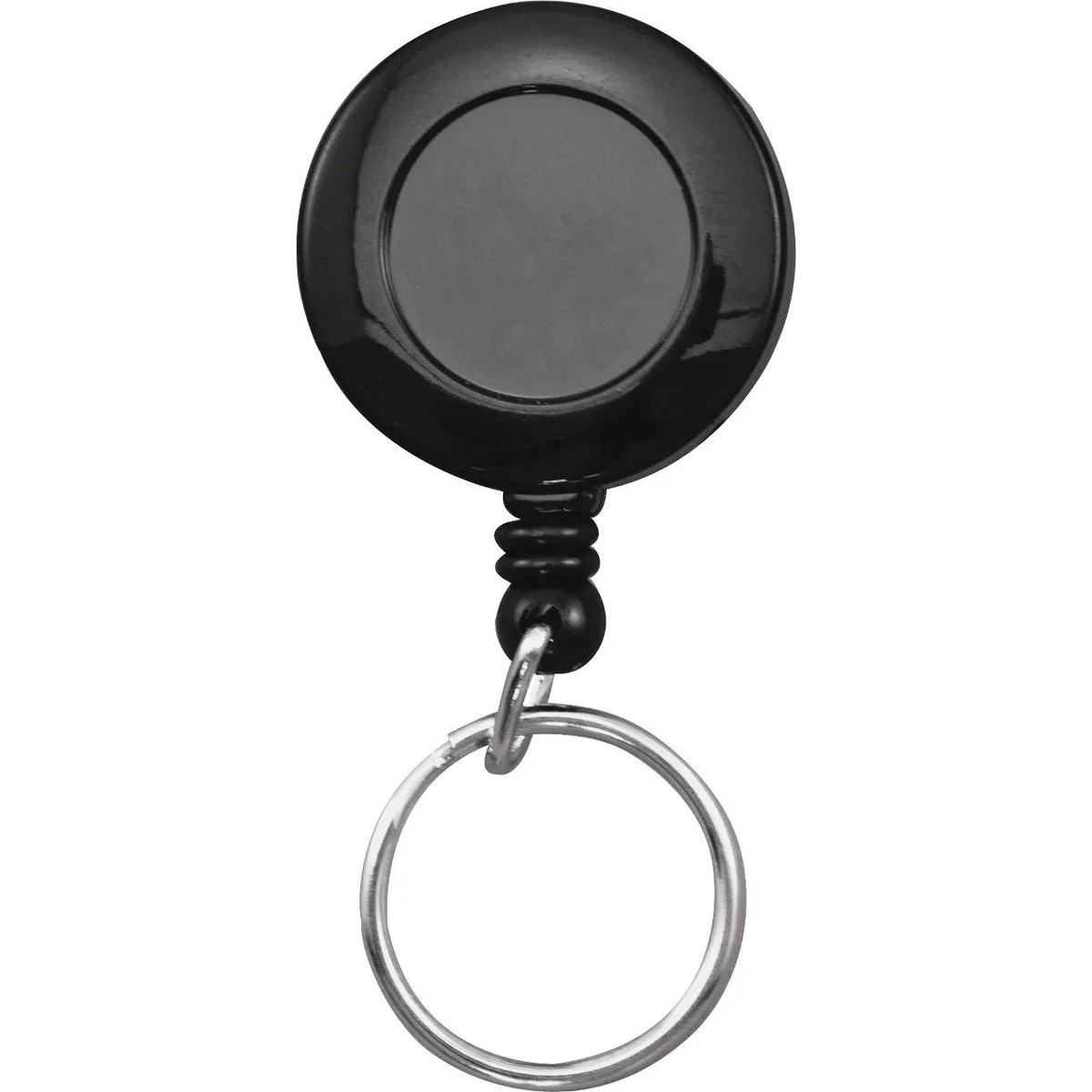 Advantus Advantus 97121 Clip-on Ring Retractable ID Reel 12/Box Black — product photo