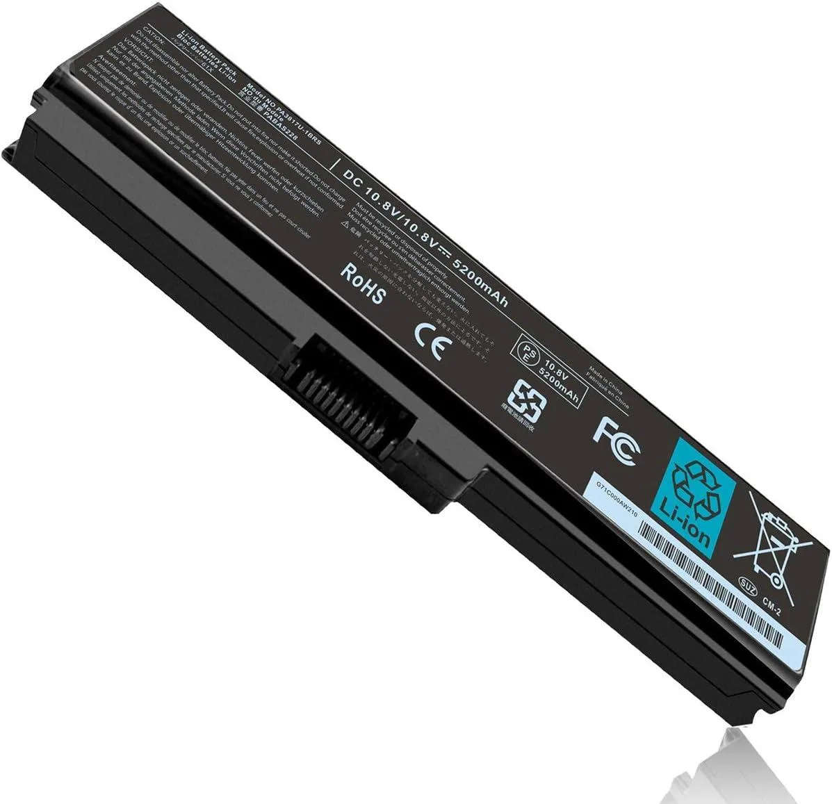PISKEKAT PISKEKAT PA3817U-1BRS laptop battery 10.8V 5200mAh 6-cell — product photo