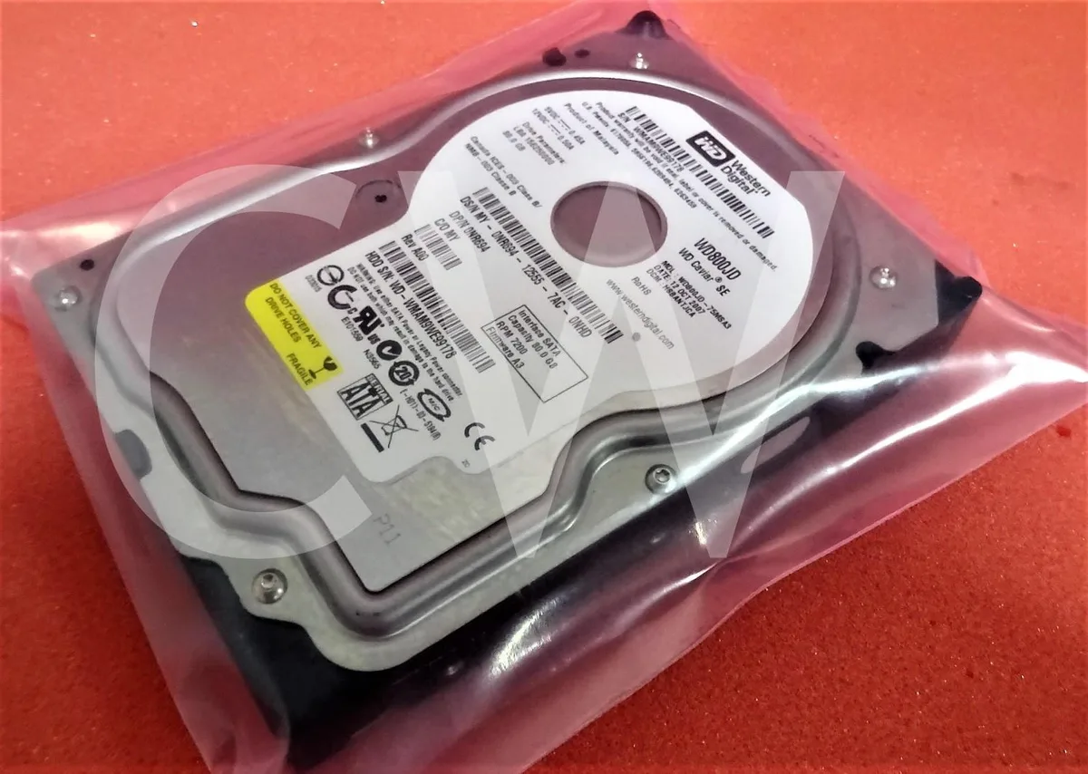 Western Digital Western Digital WD800JD 80GB 7200RPM 3.5" SATA internal hard drive — product photo