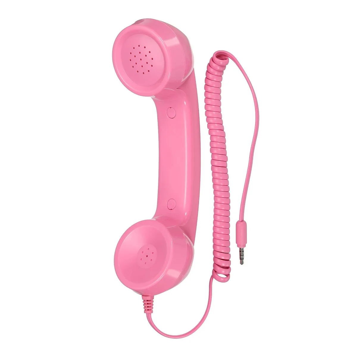 Unique-Bargains Unique-Bargains Retro Handset Smooth Pink 3.5mm 1M Cable — product photo