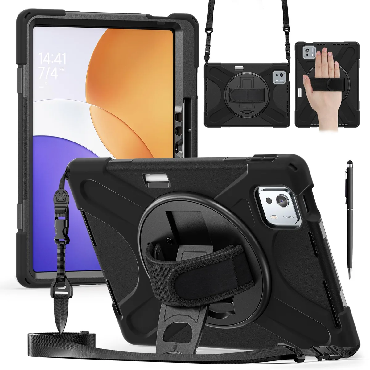 Werleo Werleo case for Xiaomi Pad 7S Pro 12.5" 2025 / 6S Pro 12.4" 2024 Black — product photo