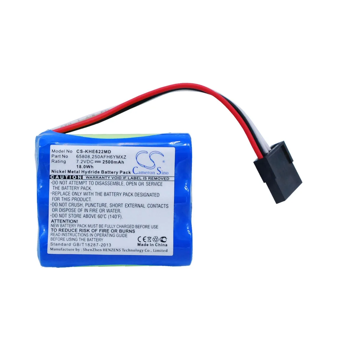 Cameron &amp; Co Cameron &amp; Co DS-CS-KHE622MD 7.2V 2500mAh Ni-MH Dark Blue — product photo