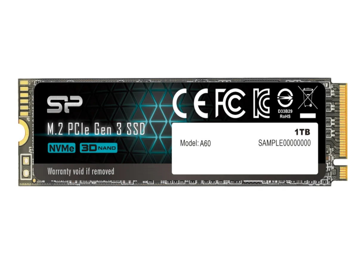 Silicon Power Silicon Power SU001TBP34A60M28SN 1TB NVMe internal SSD — product photo