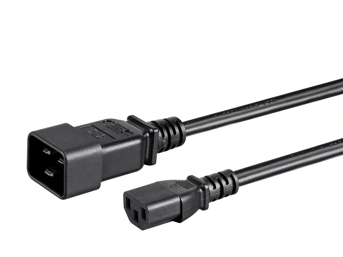 Monoprice Inc. Monoprice 124209 3ft 14AWG 15A C13 to C20 Power Cord — product photo