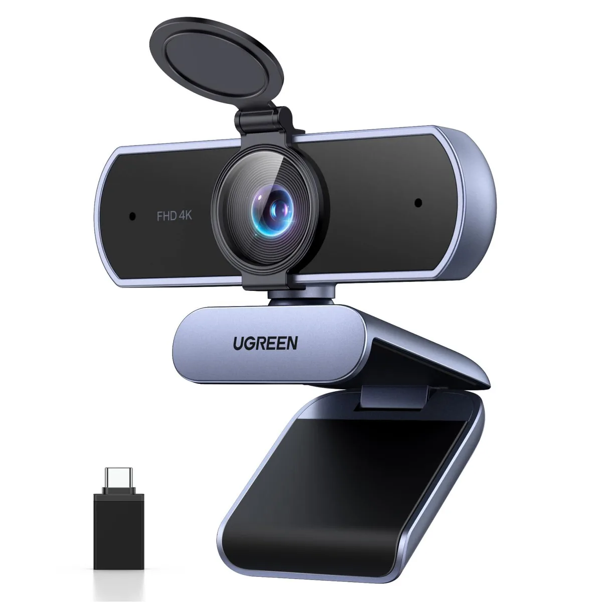  DJI 65381 4K 30fps webcam with privacy cover, 70° FOV, dual microphones — product photo