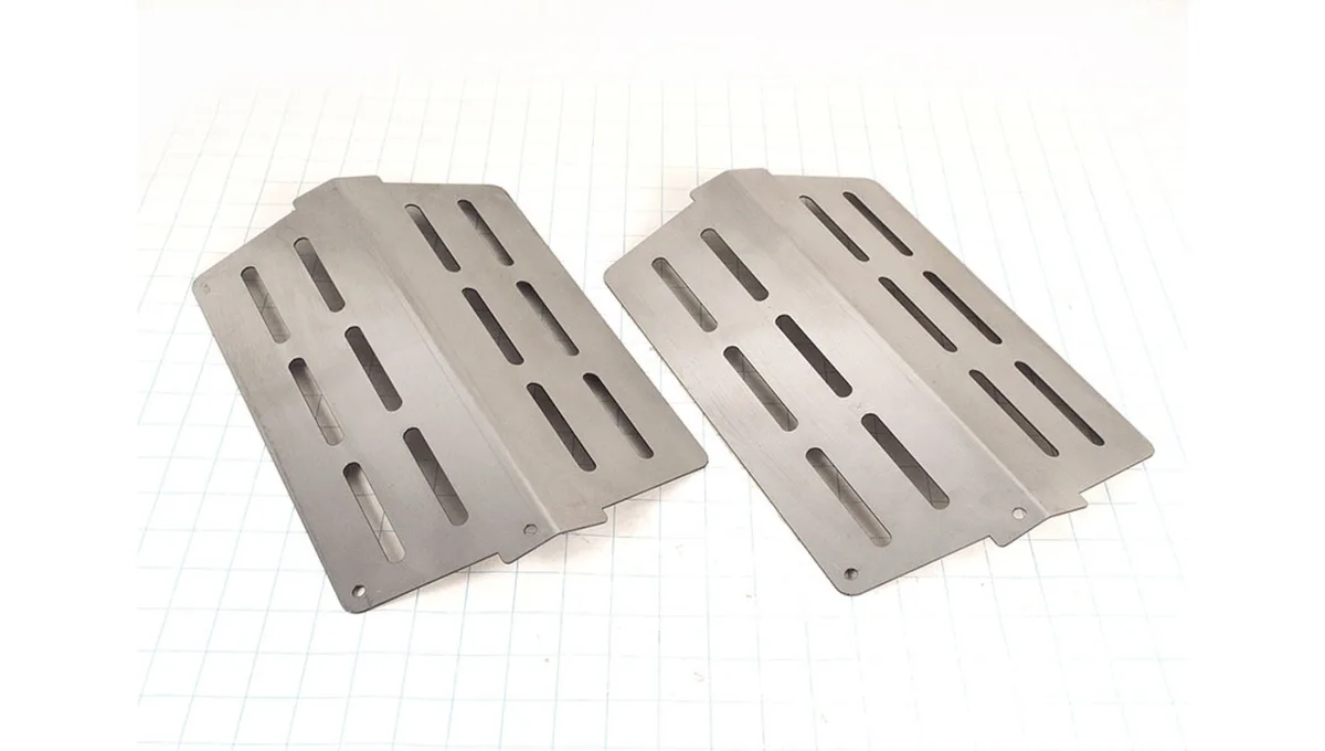 weber Weber 62756 Heat Plates Set of 2 14x9 Stainless Steel — product photo