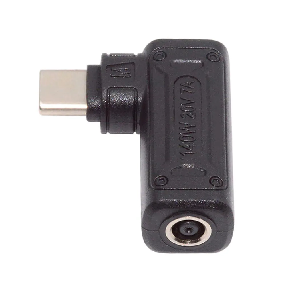Fervit Fervit DC Jack 4.5x3.0mm to USB-C Angled 90° 140W Adapter — product photo