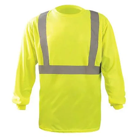 Occunomix Occunomix LUX-LST2BX-YXL Long Sleeve T-Shirt XL ANSI Class 2 personal protective equipment — product photo