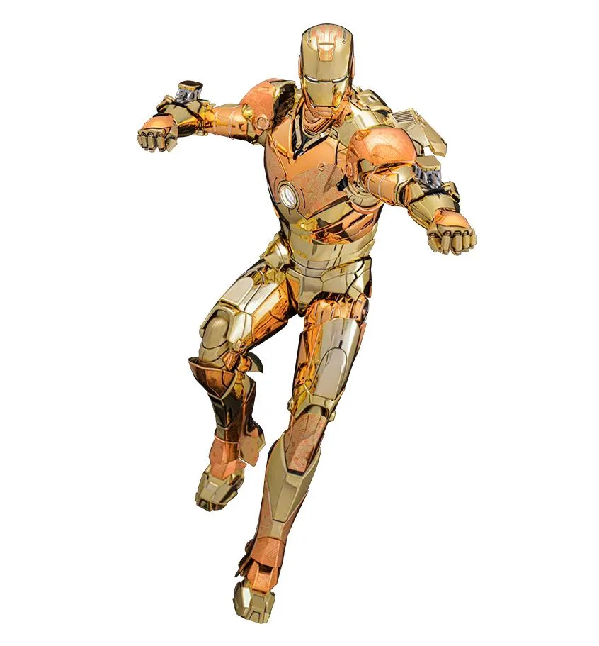 Hot Toys Hot Toys MMS848D78 Iron Man Mark III Golden &amp; Copper Gold Version action figure — product photo