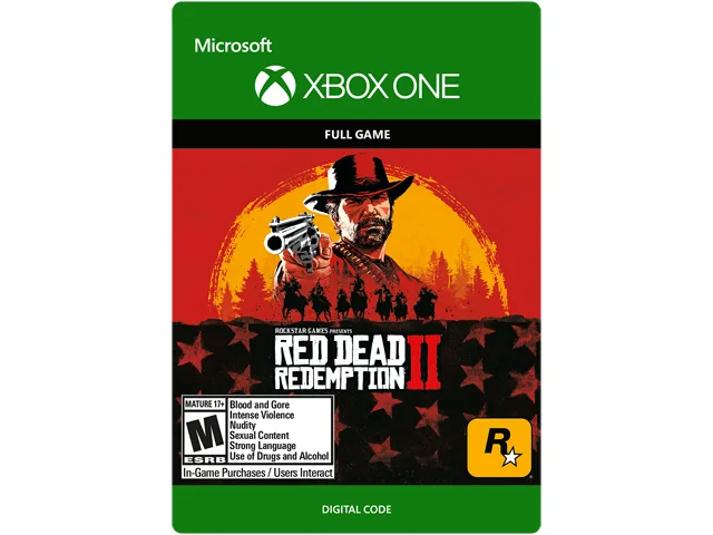 Rockstar Games Rockstar Games Red Dead Redemption 2 Xbox One Digital Code G3Q-00476 downloadable game — product photo