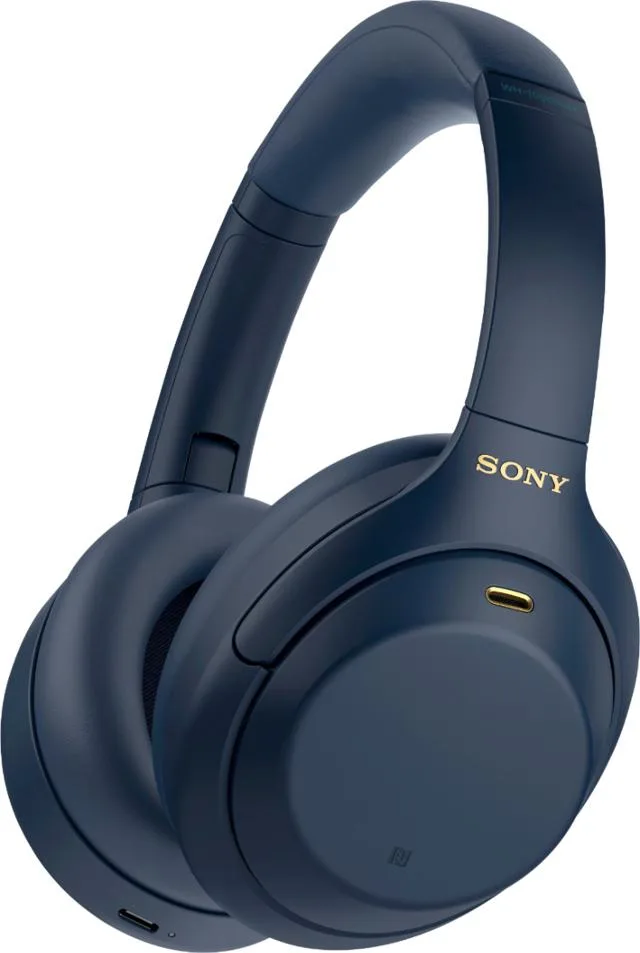 Sony Sony WH-1000XM4 Wireless Noise Cancelling Over-Ear Headphones Blue — product photo
