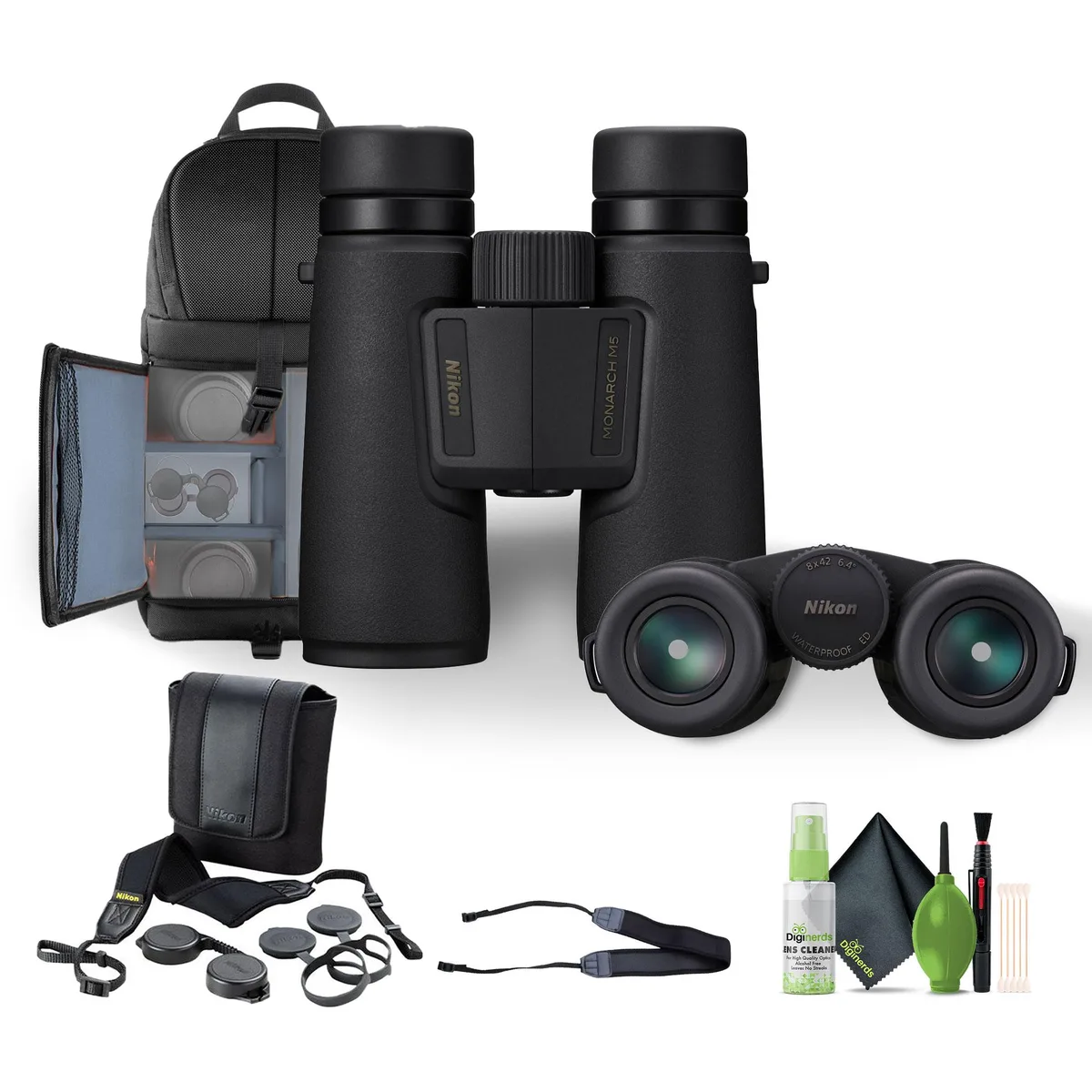 Nikon Inc Nikon 8x42 Monarch M5 Binoculars Bundle — product photo