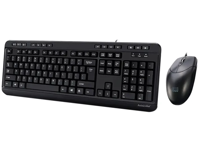 Adesso Adesso AKB-132CB Wired Antimicrobial Keyboard and Mouse — product photo