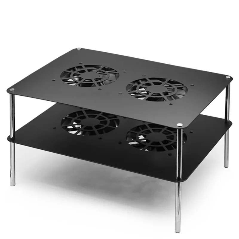 SXDOOL SXDOOL 380x280 mm USB 1.1/2.0 Dual 12 cm Fan Cooling Rack — product photo