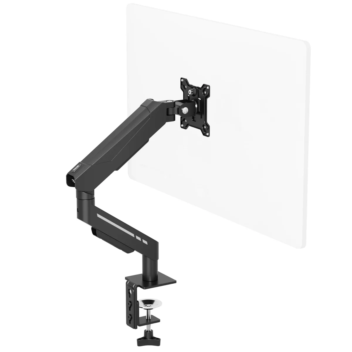 BESIGN BESIGN THEARK 17-32" Monitor Arm 4.4-19.8 lbs VESA 75/100mm Gas Spring C-Clamp Grommet Black — product photo
