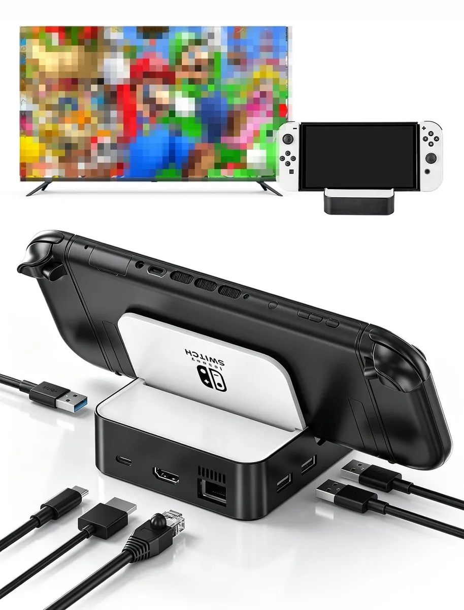  Mviioe SW2 White Docking Station for Switch 2/OLED/Original — product photo