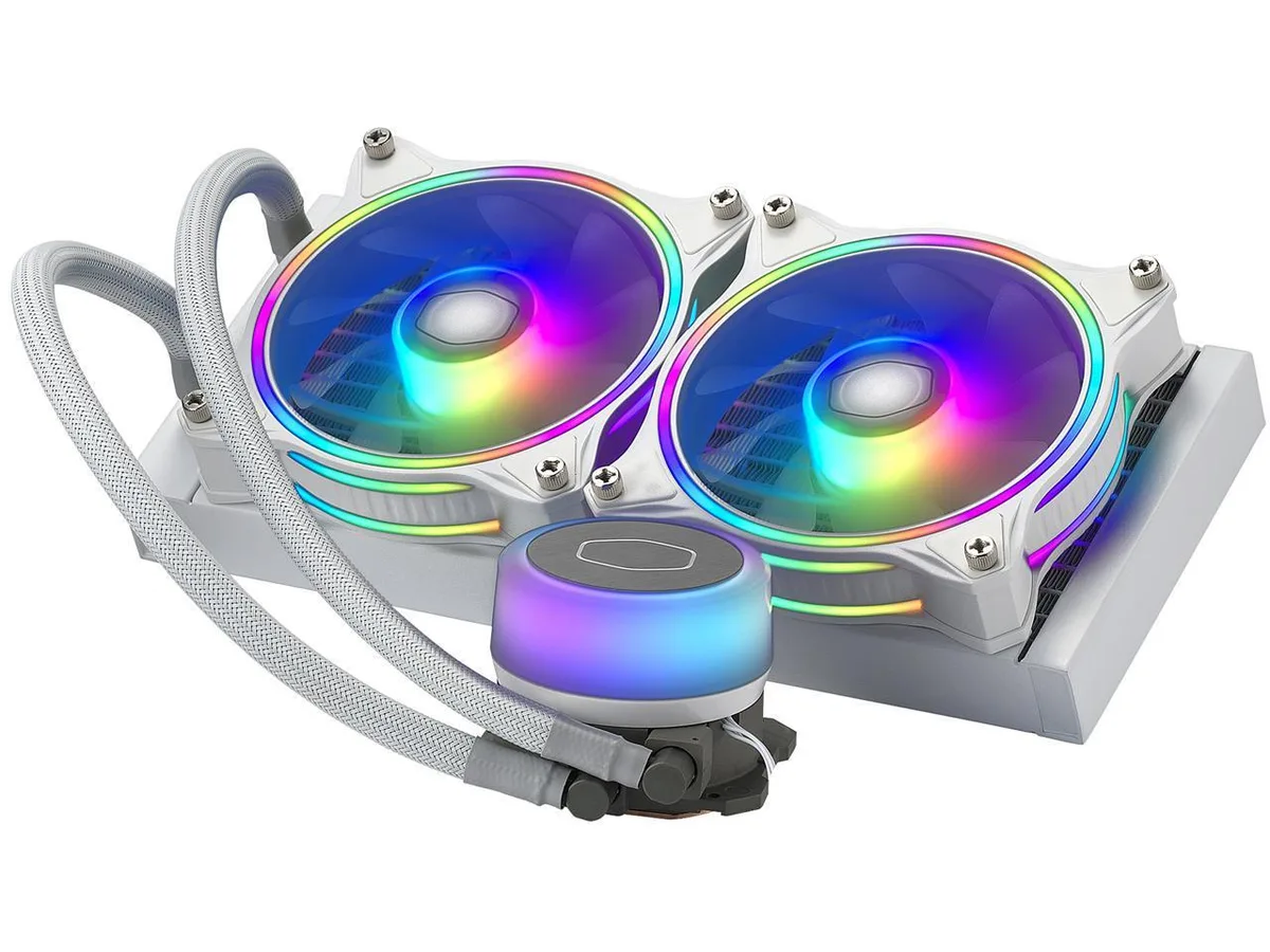 Cooler Master Cooler Master MasterLiquid ML240 Illusion White Edition liquid cooler — product photo