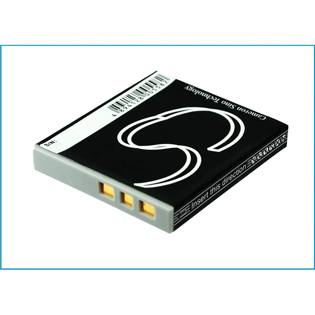 Black rectangular lithium-ion camera battery .7 Ah