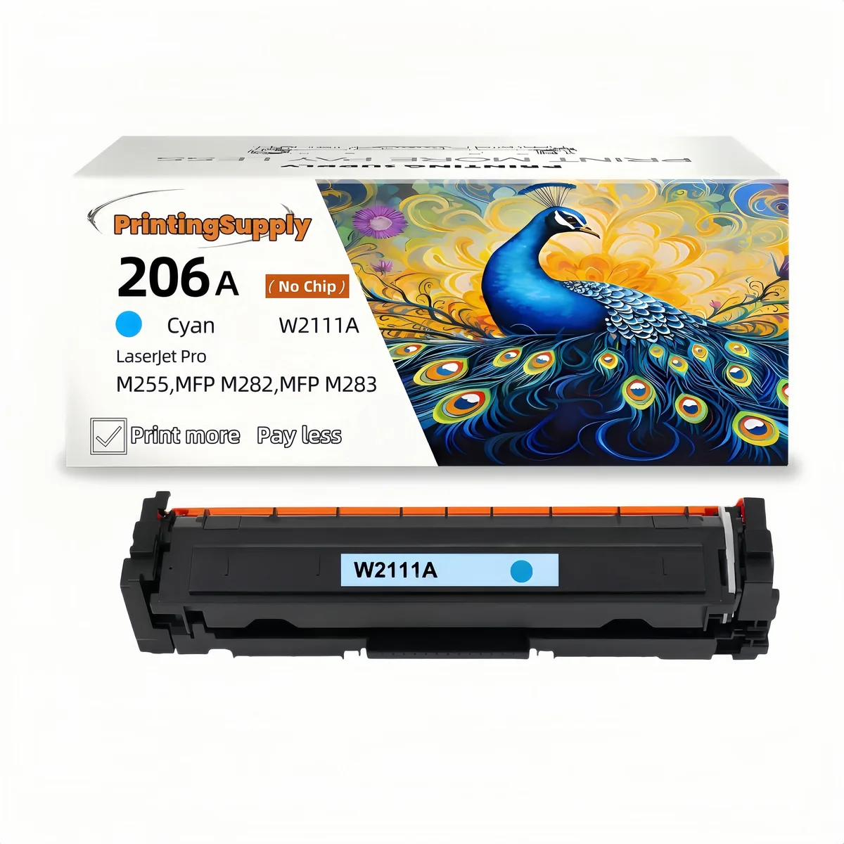 Ninestar Technology Ninestar Technology 206A Cyan Toner Cartridge No Chip Included — product photo