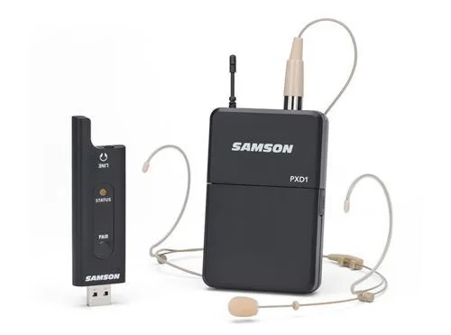 Samson Samson SWXPD2BDE5 headset microphone 20 hours — product photo