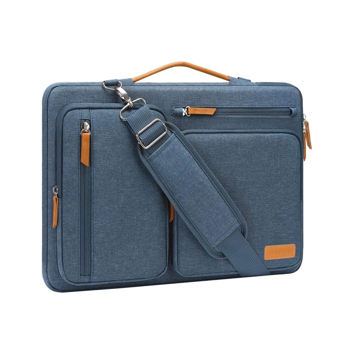 Mosiso Mosiso 360 17-17.3 inch Laptop Shoulder Bag Haze Blue 2 in 1 accessory — product photo