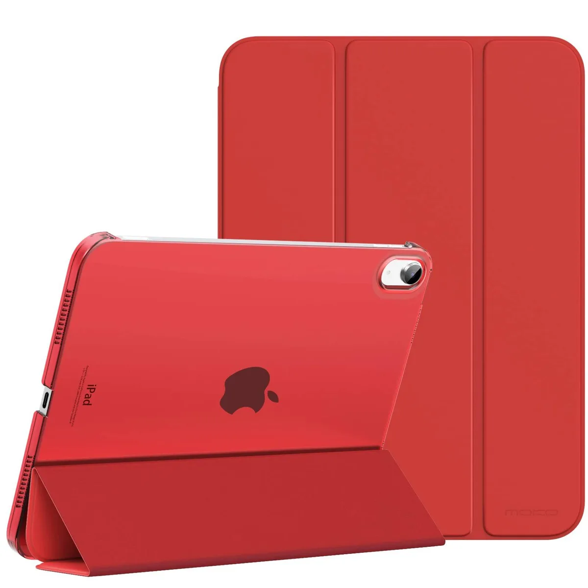  MoKo A3354 iPad 11th/10th Gen Case Red 11/10.9 inch — product photo